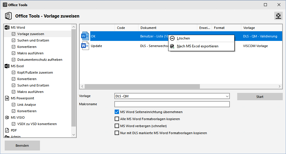 MS Office Tools