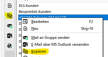 Verteilergruppe - Kopieren