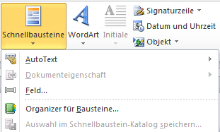 MS Word Kopf und FuÃzeile 01