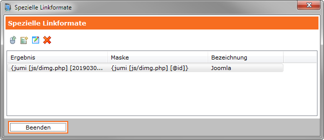 Links - Spezielle Linkformate