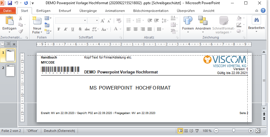 powerpoint - vorlage