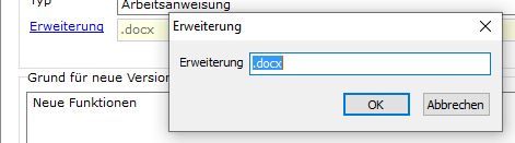 Erweiterungen