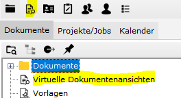 Virtuelle Dokumentenansichten - Auswahl