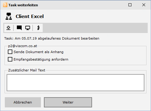 Task weiterleiten 02