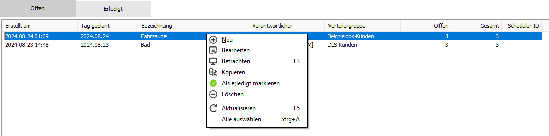 Reinigunugslisten 01
