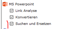 MS Powerpoint- Suchen und Ersetzen