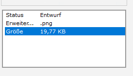 Dokumenteneigenschaften - GrÃ¶Ãe