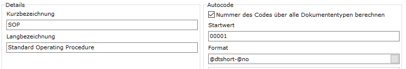 autocode - dokumententyp